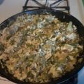 El cooksnap de Dani Morones cuando hizo Tortilla de huevo con nopal.