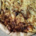 El cooksnap de Cecilia Fanuko cuando hizo Tarta de cebolla, queso y panceta.