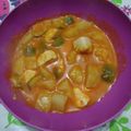 El cooksnap de Marthita Beltrán cuando hizo Papas calduditas con chile rojo y queso panela.