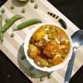 Gopa Datta का कुकस्नैप जब उन्होंने आलू मटर की सब्जी (Aloo matar ki sabzi recipe in hindi) बनाया था।
