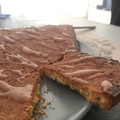 El cooksnap de Andrea Nc cuando hizo Brownie de chocolate blanco o "blondie".