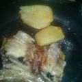 El cooksnap de Lautaro Williams El Pipita cuando hizo Asado de tira al horno con papas.