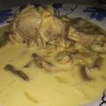 El cooksnap de Romi Lore Keller cuando hizo Pollo con salsa de champiñones.