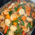 Cooksnap dari ratih haerunnisa untuk resep Oseng buncis, udang, baby jagung,wortel,bakso