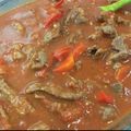 El cooksnap de Flor Genga cuando hizo Carne “al pajarito“ con papas fritas.