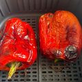 El cooksnap de Rosa Fernández cuando hizo Pimientos rojos asados en freidora de aire.