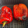 El cooksnap de Rosa Fernández cuando hizo Pimientos rojos asados en freidora de aire.