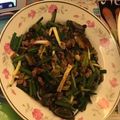 王譽璇 的 韭菜花肉末皮蛋 cooksnap