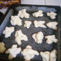 El cooksnap de Karina Olivera cuando hizo Cuernitos de manteca y queso.