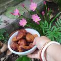 Nibedita Mukhopadhyay's cooksnap of when they made তালের বড়া (taler bora recipe in Bengali).