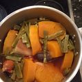 El cooksnap de RED cuando hizo Cocido Andaluz con calabazas y habichuelas.