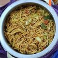 Tanu Garg का कुकस्नैप जब उन्होंने हक्का नूडल्स वेजिटेबल्स (Hakka noodles vegetables recipe in hindi) बनाया था।