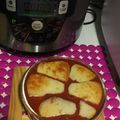El cooksnap de Marta cuando hizo Milhojas de calabacín.