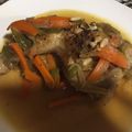 El cooksnap de Mª Ángela Ramírez Flores cuando hizo Pollo a la cerveza con verduras.