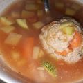 El cooksnap de Maggie cuando hizo Albóndigas de la tía Angy.