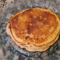 El cooksnap de Gabriela Lombardi cuando hizo Hot cakes de banana y harina integral.