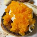 Cooksnap de Julinha Sousa quando cozinhou Ovo benedict com cogumelos no croissant.