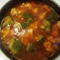 El cooksnap de Itzhel Rosse cuando hizo Sopa de verduras con carne molida.