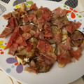 El cooksnap de Anuki cuando hizo Setas a la plancha con jamón.