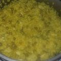 El cooksnap de Eliel Yaneth cuando hizo Arroz amarillo con pollo.