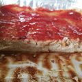 El cooksnap de Claudia cuando hizo Tarta de Queso Ligera al horno fácil.