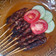 Cooksnap dari nurila kusuma untuk resep Sate jamur tiram bumbu kacang#bakulan