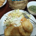El cooksnap de Brenda Silis cuando hizo Tortitas de papa, zanahoria y atún.