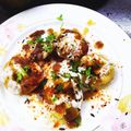 पूनम सक्सेना का कुकस्नैप जब उन्होंने दही पूरी (Dahi Puri recipe in hindi) बनाया था।