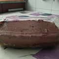 El cooksnap de Axlrose cuando hizo Tarta de queso y chocolate.