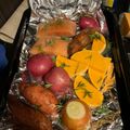 El cooksnap de Agustin Nieves cuando hizo Salmón con vegetales saludable y sin olor en la cocina!.