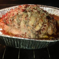 El cooksnap de Ara Luevano cuando hizo Pierna de Cerdo Rellena al Horno.