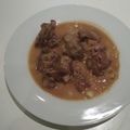El cooksnap de Silvia cuando hizo Higaditos de pollo encebollado.