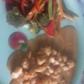 El cooksnap de Irma González cuando hizo Camarones En Crema De Chipotle.