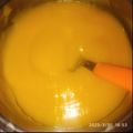 El cooksnap de Carla Carrizo cuando hizo Crema pastelera.