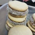 El cooksnap de Sharon Gularte cuando hizo Alfajores de maicena.