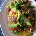 Cooksnap dari Andrenia Giawati untuk resep Tumis Brokoli Bakso Jagung 🌽
