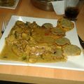 El cooksnap de Victoria Totru cuando hizo Pollo al verdeo con champignón.