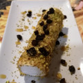 El cooksnap de Encar cuando hizo Queso de cabra con pistacho, nueces y miel tibia.