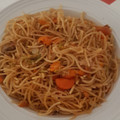 El cooksnap de Rosa OnTop cuando hizo Macarrones con verduras salteadas y atún, muy saludable.