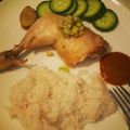 Yineow 的 大同電鍋-海南雞飯(白雞飯) cooksnap