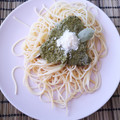 El cooksnap de Carla Moya 🌹 cuando hizo Salsa pesto a la genovese 🌱☀️ (Pesto de albahaca).