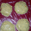 El cooksnap de Vane Diaz cuando hizo Hamburguesa de brócoli, zanahoria y espinacas.