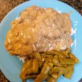 shondahndrsn's cooksnap of when they made Scrumptious Salisbury Steak.
