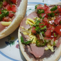 El cooksnap de KARLA CARDENAS cuando hizo Molletes a la mexicana.