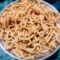 Ramaben Joshi's cooksnap of when they made તીખા ગાંઠિયા (Tikha Ganthia Recipe In Gujarati).
