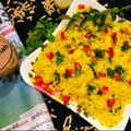 Hetal Shah का कुकस्नैप जब उन्होंने आलु कांदा पोहा (Aloo kanda poha recipe in Hindi) बनाया था।