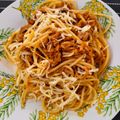 El cooksnap de José Carlos Pareja cuando hizo Espaguetis a la boloñesa. (Thermomix).