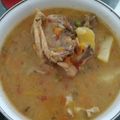 El cooksnap de Pamela Hernandez cuando hizo Sopa de verduras con pollo.
