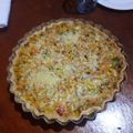 El cooksnap de Macarena Campos cuando hizo Tarta de brócoli, choclo y zanahorias.