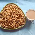 Sangita Vyas's cooksnap of when they made તીખા ગાંઠિયા (Tikha Ganthia Recipe In Gujarati).